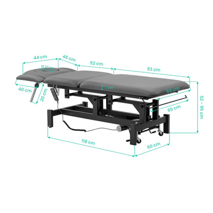 Electric Rehabilitation Table for Massage and Physiotherapy Balance Eso 5 grey