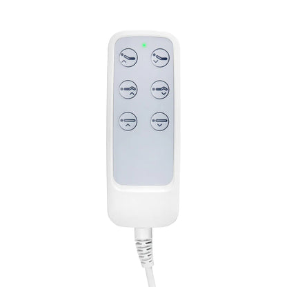Elektrické kosmetické křeslo SILLON Lux 273b 3 motory studená bílá