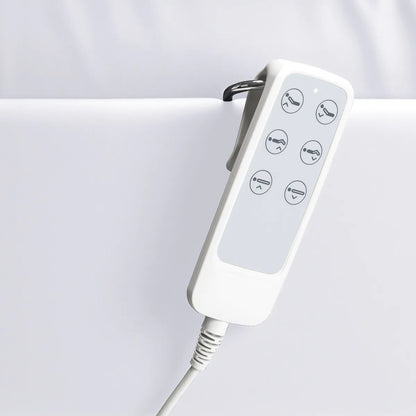 Elektrické kosmetické křeslo SILLON Lux 273b 3 motory studená bílá