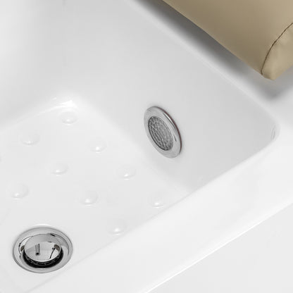Pedikérské kosmetické křeslo SPA Sillon Elysia béžové