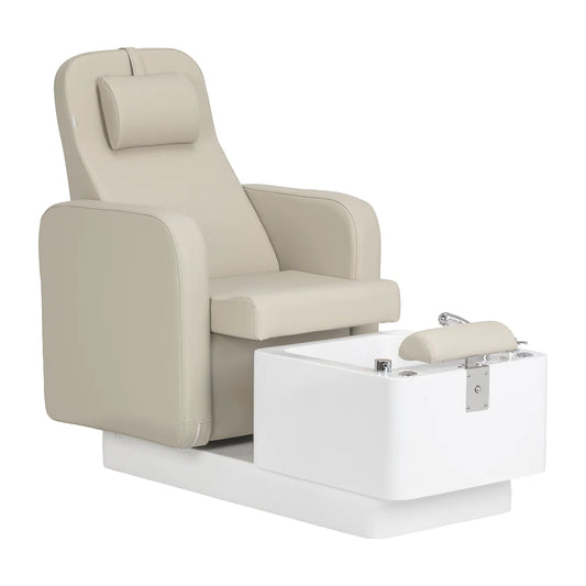 Pedikérské kosmetické křeslo SPA Sillon Elysia krémové