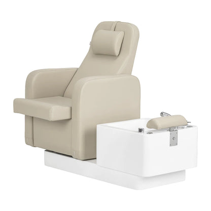Pedikérské kosmetické křeslo SPA Sillon Elysia krémové