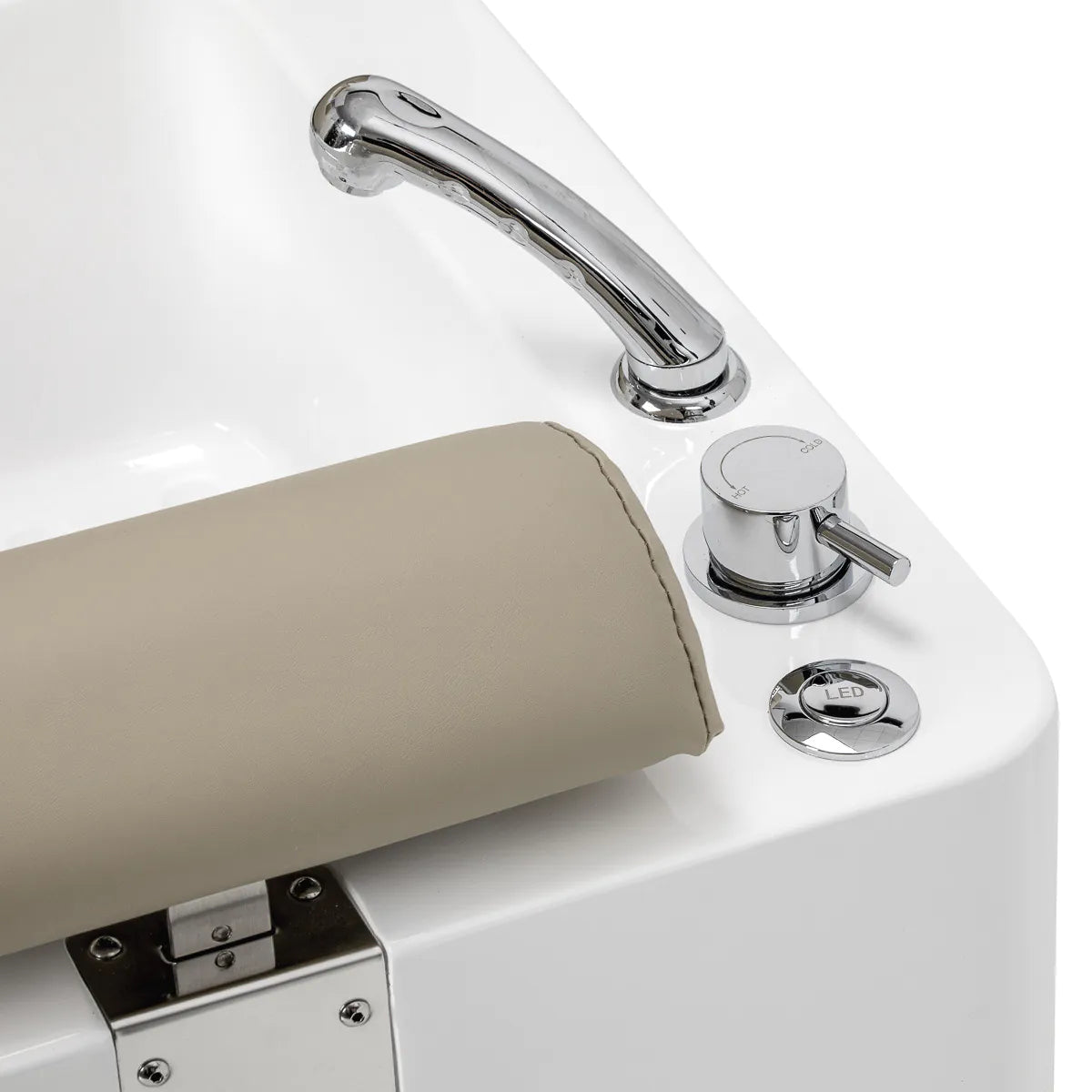 Pedikérské kosmetické křeslo SPA Sillon Elysia krémové