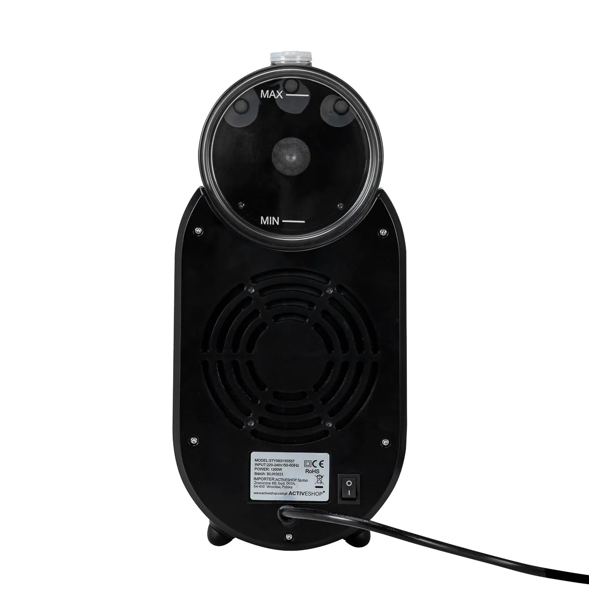 Steam cleaning and sanitising machine for hairdressing brushes Gabbiano