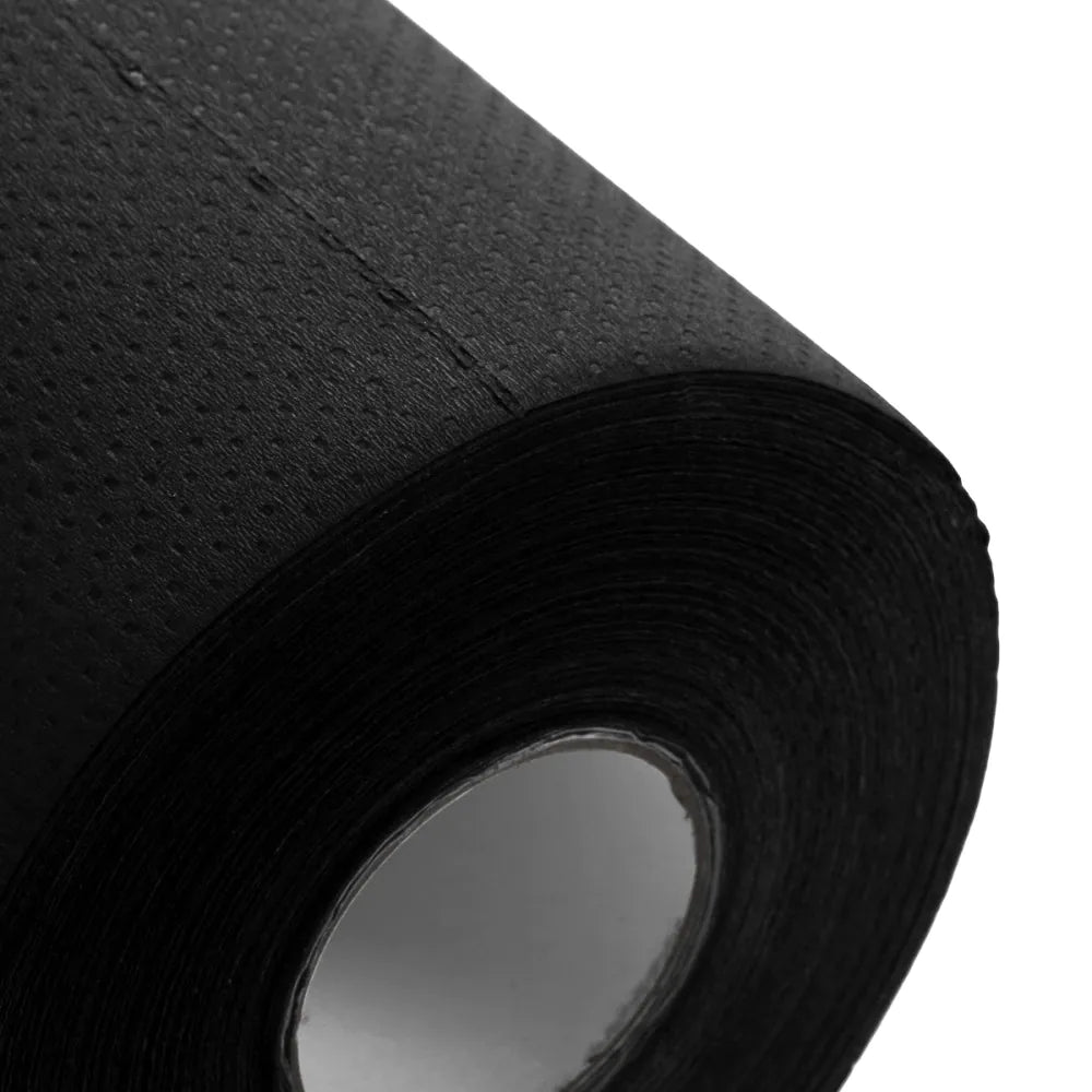 Jednorázový laminovaný papírový list, 50 x 40 m, černý