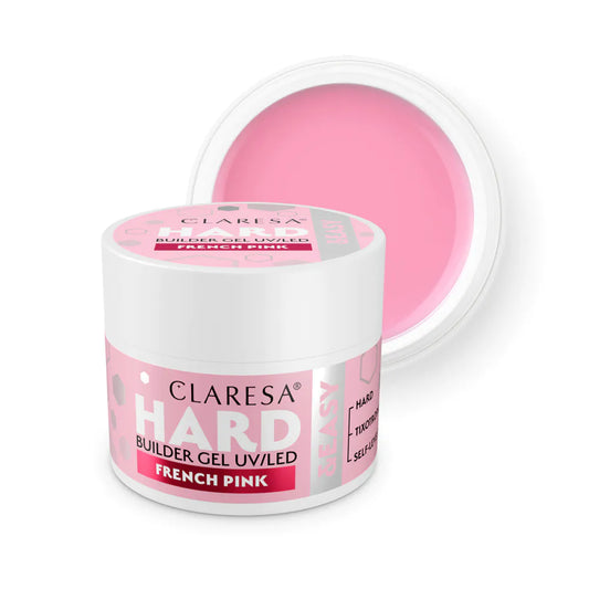 CLARESA TVRDÝ A SNADNÝ STAVEBNÍ GEL FRANCOUZSKÁ RŮŽOVÁ 12g
