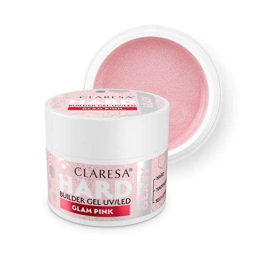 CLARESA TVRDÝ A SNADNÝ STAVEBNÍ GEL GLAM PINK 12g