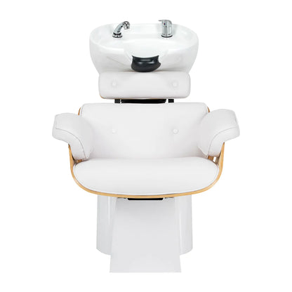 Hairdressing wash unit Gabbiano Florencja white
