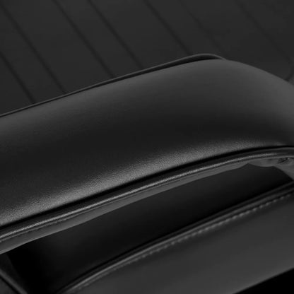 Hydraulic pedicure beauty chair Sillon 210 with rocking function and split footrest black