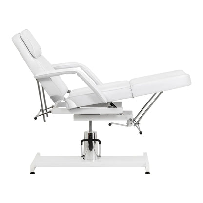 Hydraulic cosmetic chair Sillon 210 with cradle white