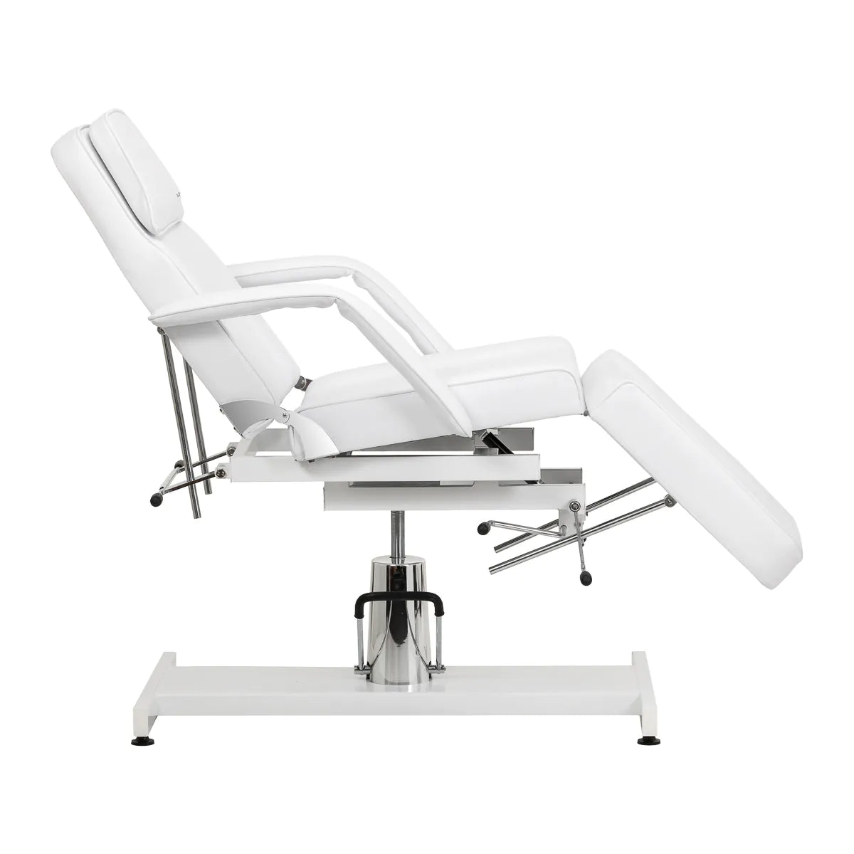 Hydraulic cosmetic chair Sillon 210 with cradle white