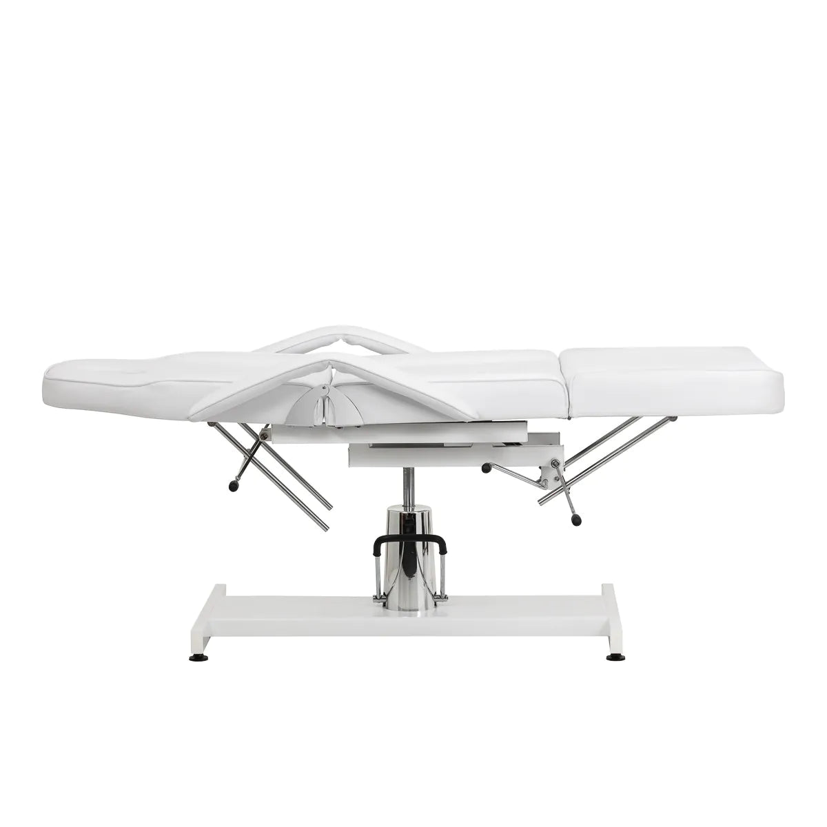 Hydraulic cosmetic chair Sillon 210 with cradle white