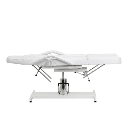 Hydraulic cosmetic chair Sillon 210 with cradle white