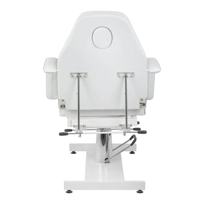Hydraulic cosmetic chair Sillon 210 with cradle white