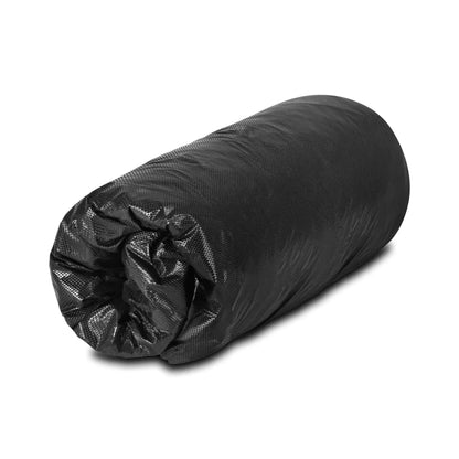 Einweg-Plastikfolie mit Gummiband schwarz 5 Stk.