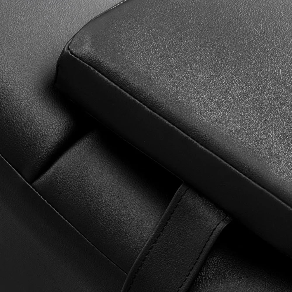 Sillon Alba schwarzer Wimpernbehandlungsstuhl mit goldenem Fuß