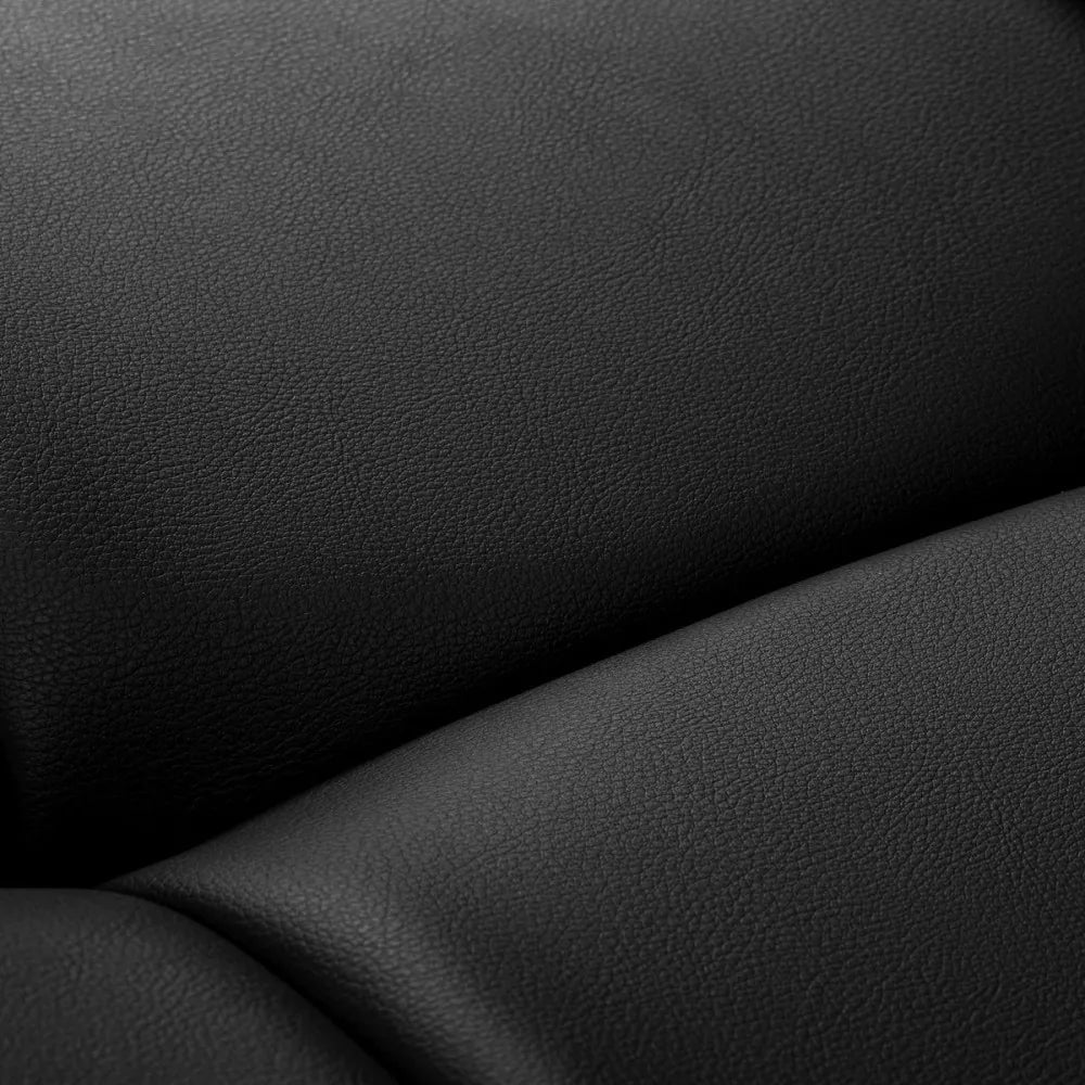 Sillon Alba schwarzer Wimpernbehandlungsstuhl mit goldenem Fuß