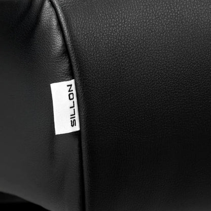 Sillon Alba schwarzer Wimpernbehandlungsstuhl mit goldenem Fuß