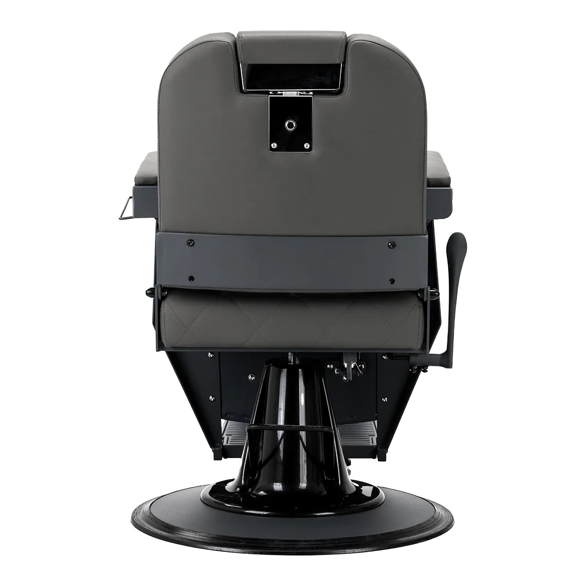 Gabbiano barber chair Bruno graphite with a grey base