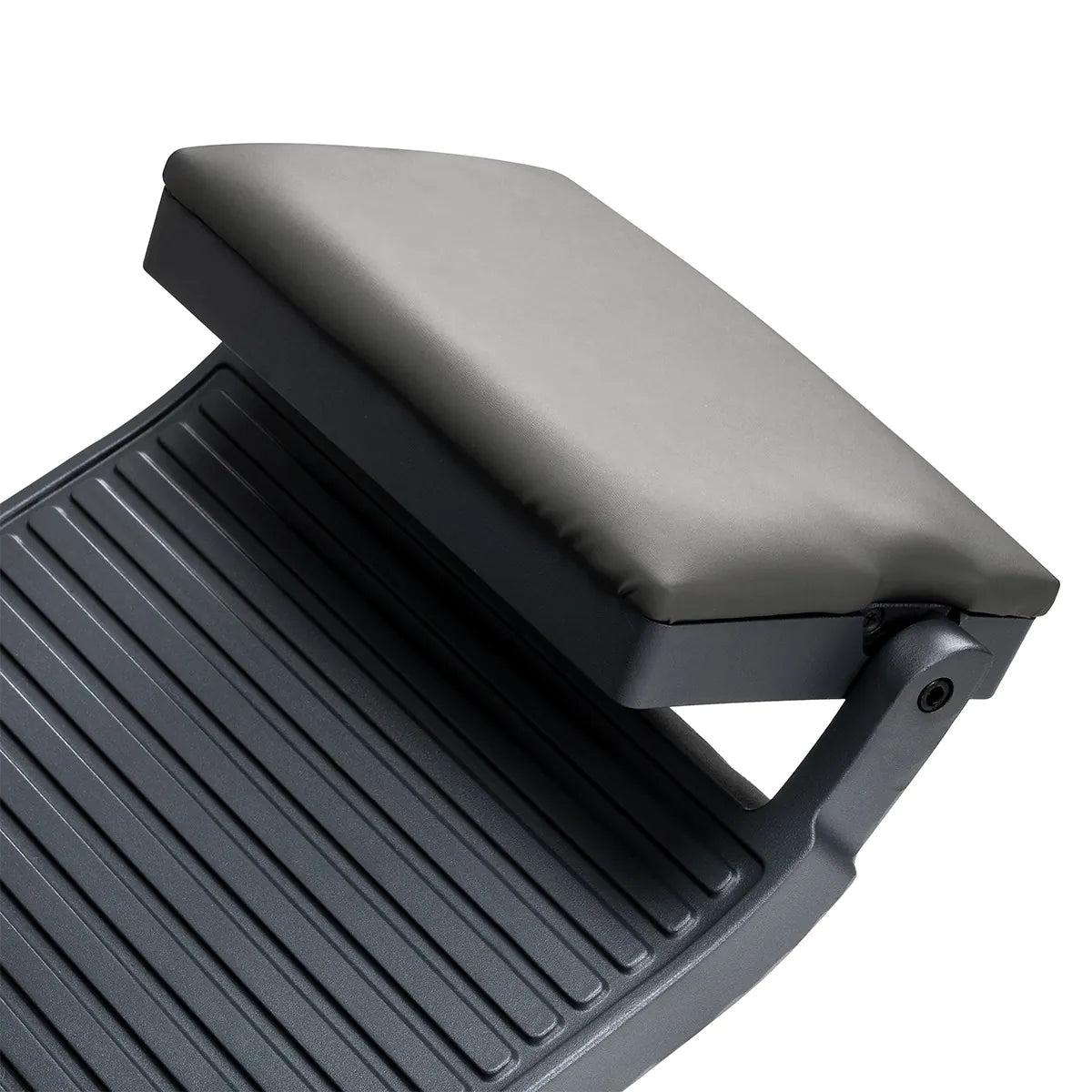 Gabbiano barber chair Bruno graphite with a grey base
