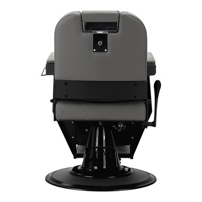 Gabbiano barber chair Bruno graphite with a black base