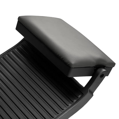 Gabbiano barber chair Bruno graphite with a black base