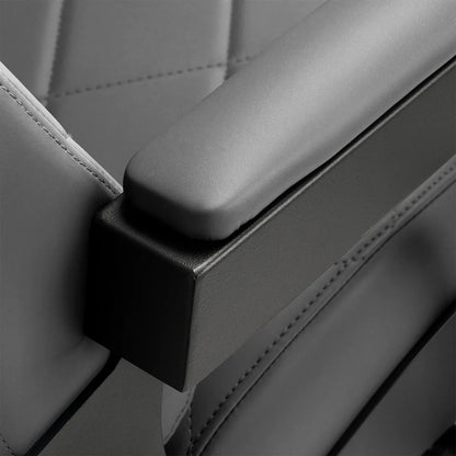 Gabbiano barber chair Bruno graphite with a black base