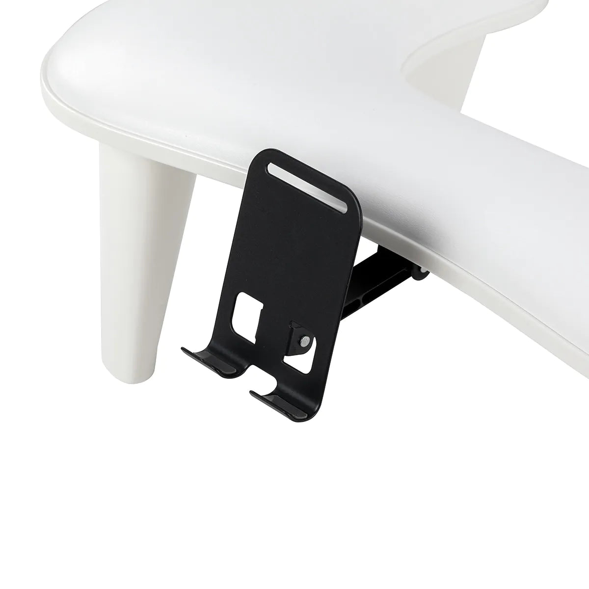 MOMO Croissant manicure rest with mobile phone holder white
