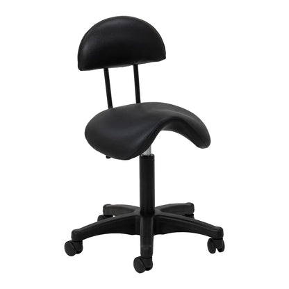 Cosmetic stool 6001 black with a black base