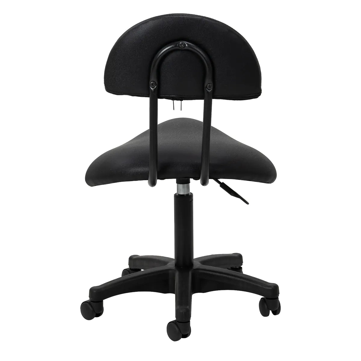 Cosmetic stool 6001 black with a black base