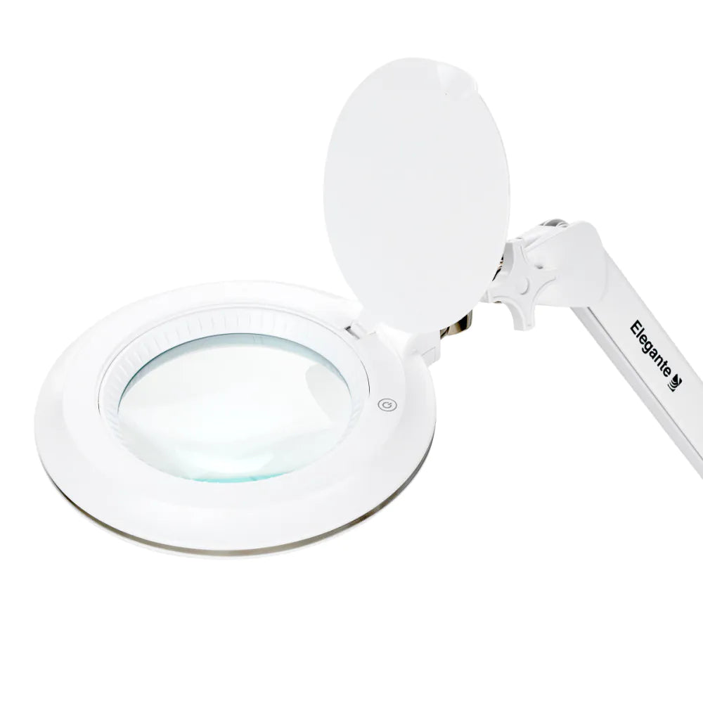 Elegante 6031 magnifying lamp with 60 SMD 3D LEDs, complete with adjustable stand and light intensity control