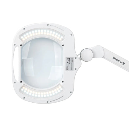 Elegante 6030 magnifying lamp with 60 SMD LEDs for worktops, with adjustable light intensity