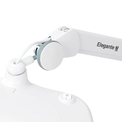 Elegante 6030 magnifying lamp with 60 SMD LEDs for worktops, with adjustable light intensity
