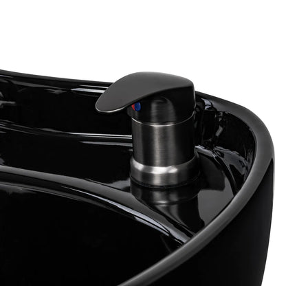 Elektrický kadeřnický mycí box s masážní funkcí Gabbiano Sylvia Plus černý