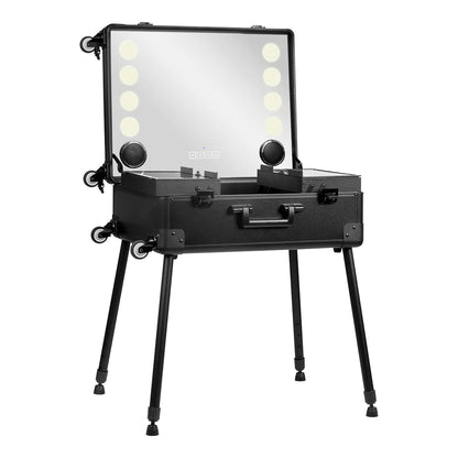 Portable speaker stand with speakers Plus black