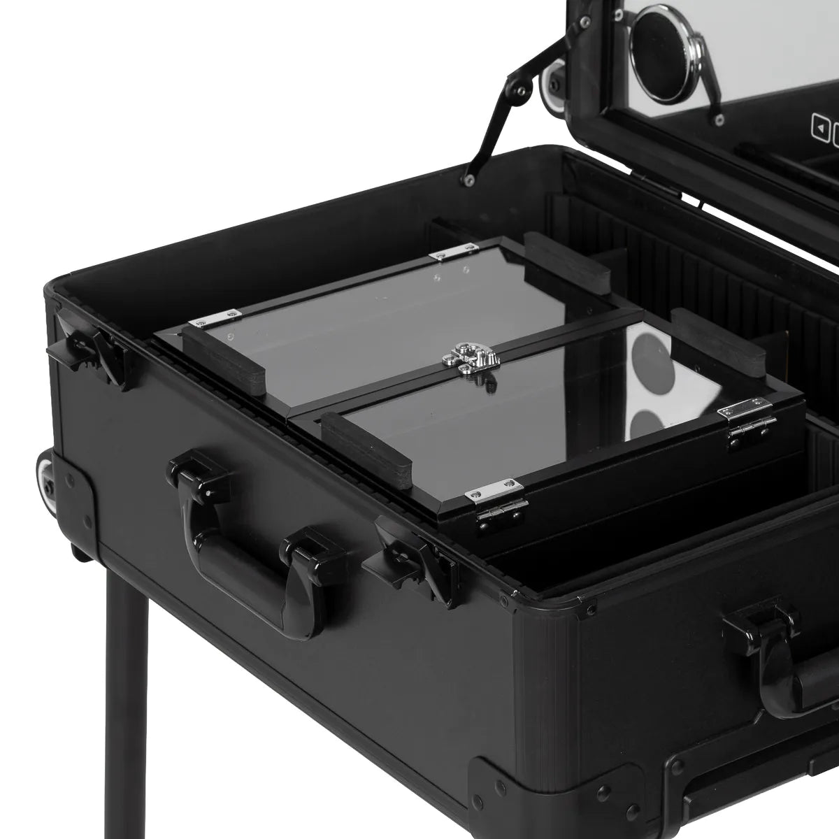 Portable speaker stand with speakers Plus black