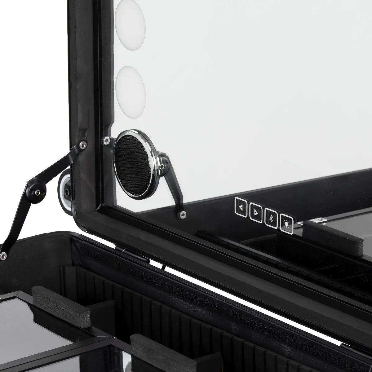 Portable speaker stand with speakers Plus black