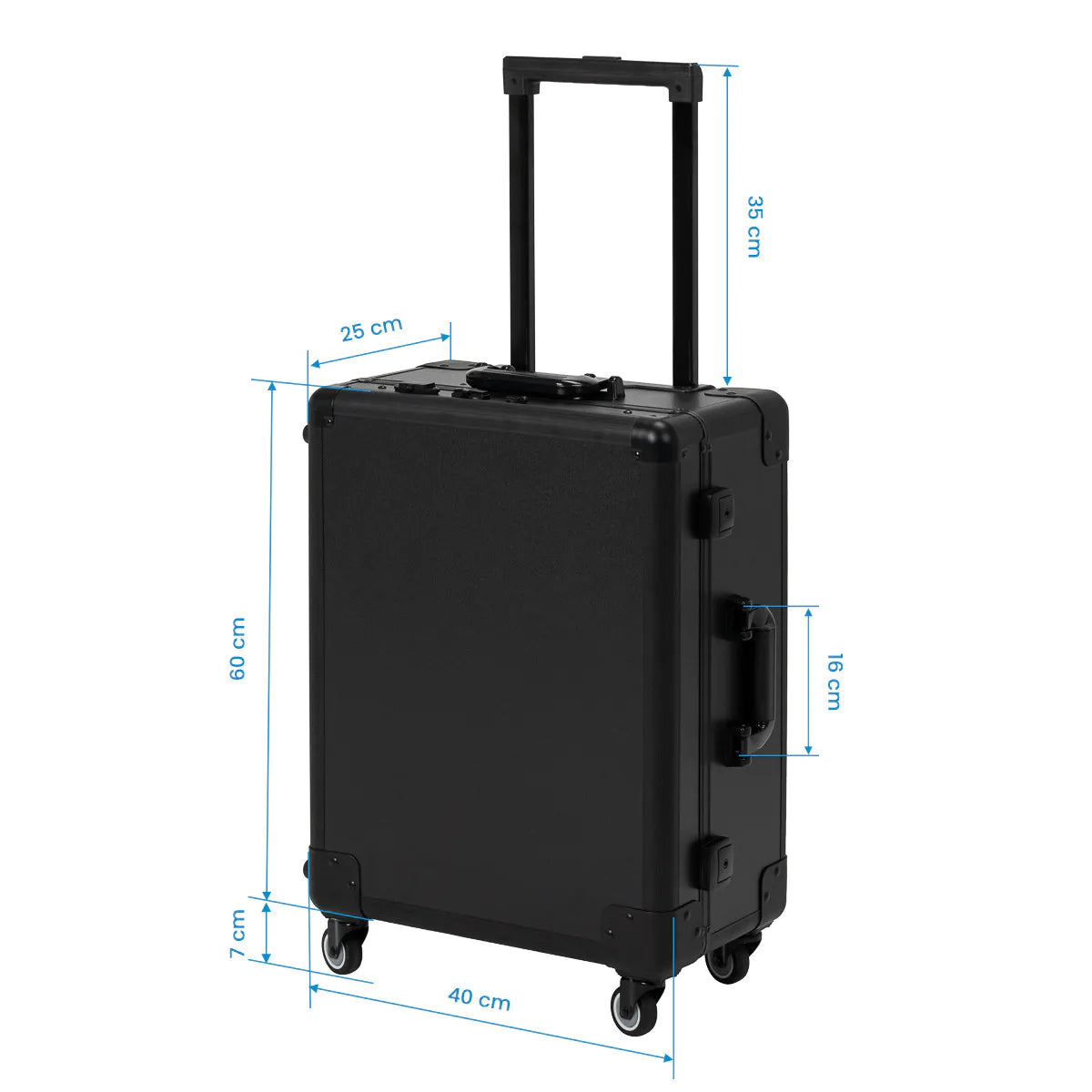 Portable speaker stand with speakers Plus black