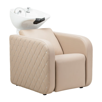 Gabbiano Sylvia Plus beige electric hairdressing wash unit with massage