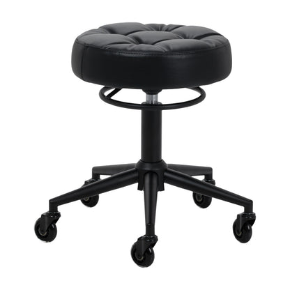 Hairdressing stool Gabbiano D054 black with black base