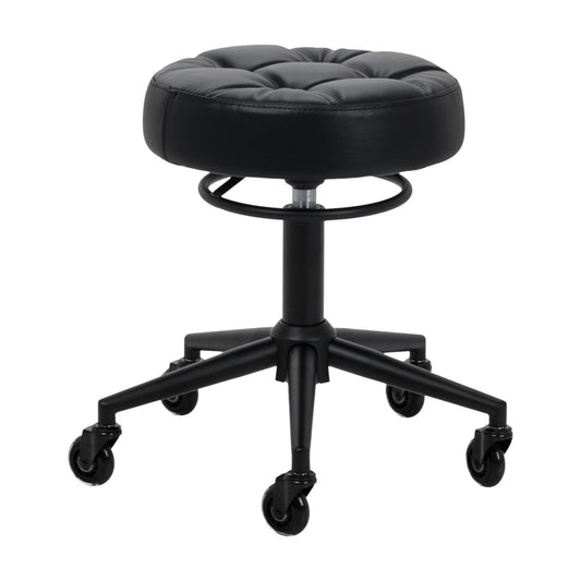 Hairdressing stool Gabbiano D054 black with black base
