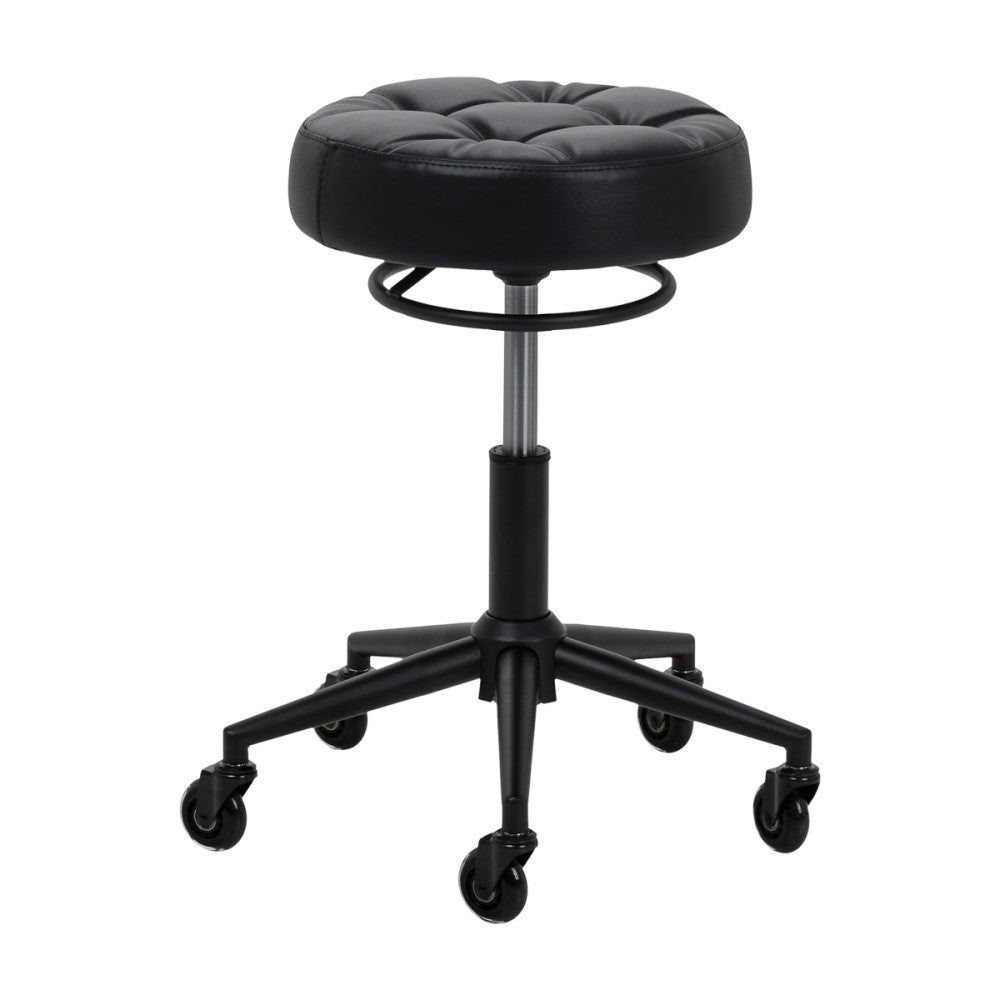 Hairdressing stool Gabbiano D054 black with black base