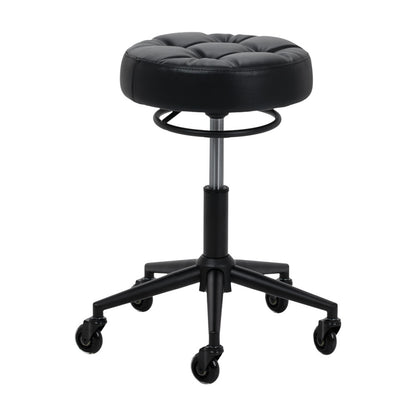 Hairdressing stool Gabbiano D054 black with black base