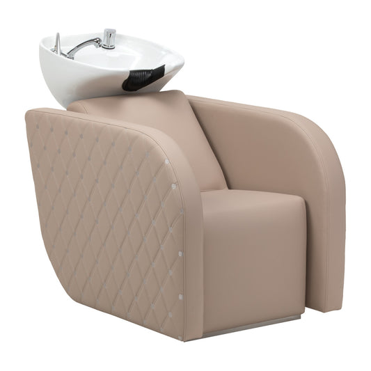 Gabbiano Ines beige electric hairdressing wash unit with massage