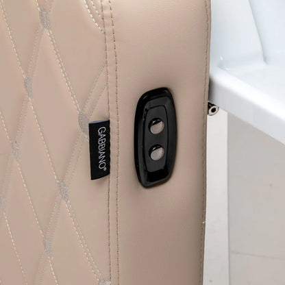 Elektrický kadeřnický mycí box s masážní funkcí Gabbiano Ines béžový