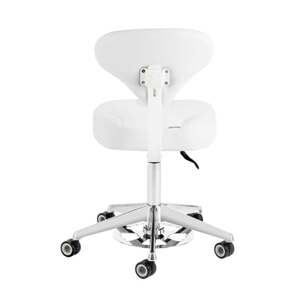 Cosmetic stool Azzurro 156-F bump-up snow-white