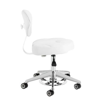 Cosmetic stool Azzurro 156-F bump-up snow-white