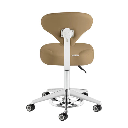 Cosmetic stool Azzurro 156-F bump-up beige (light coffee)