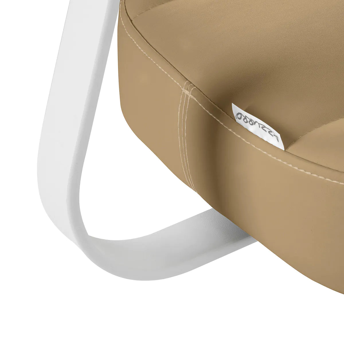 Cosmetic stool Azzurro 156-F bump-up beige (light coffee)