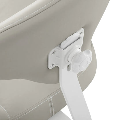 Cosmetic stool Azzurro 156-F bump-up grey